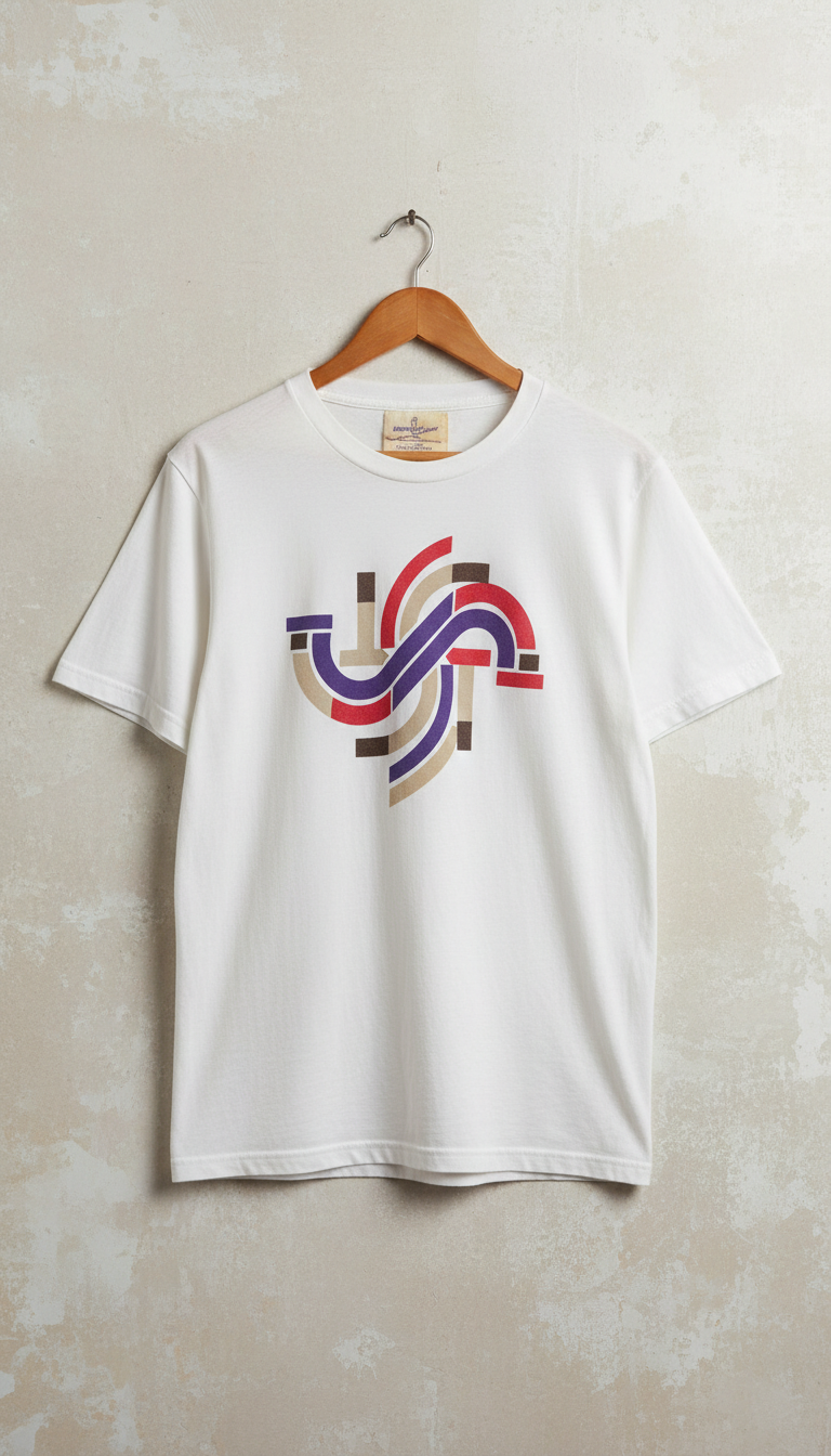 Oversized Washed Designer Tee